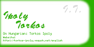 ipoly torkos business card